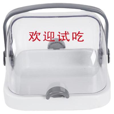 面包免费品尝蛋糕促销架试吃盒