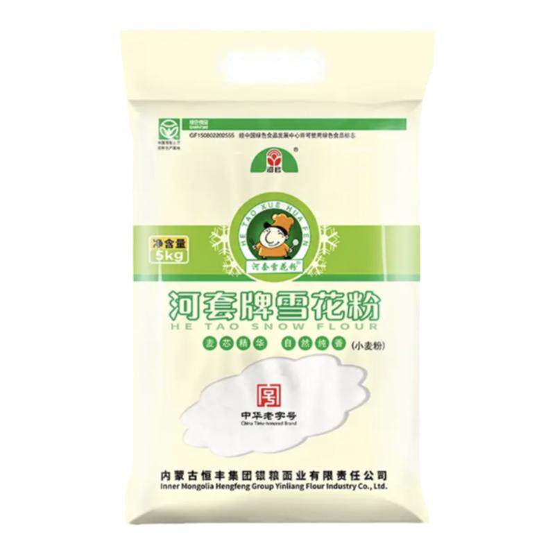 河套牌雪花粉10斤高筋麦芯