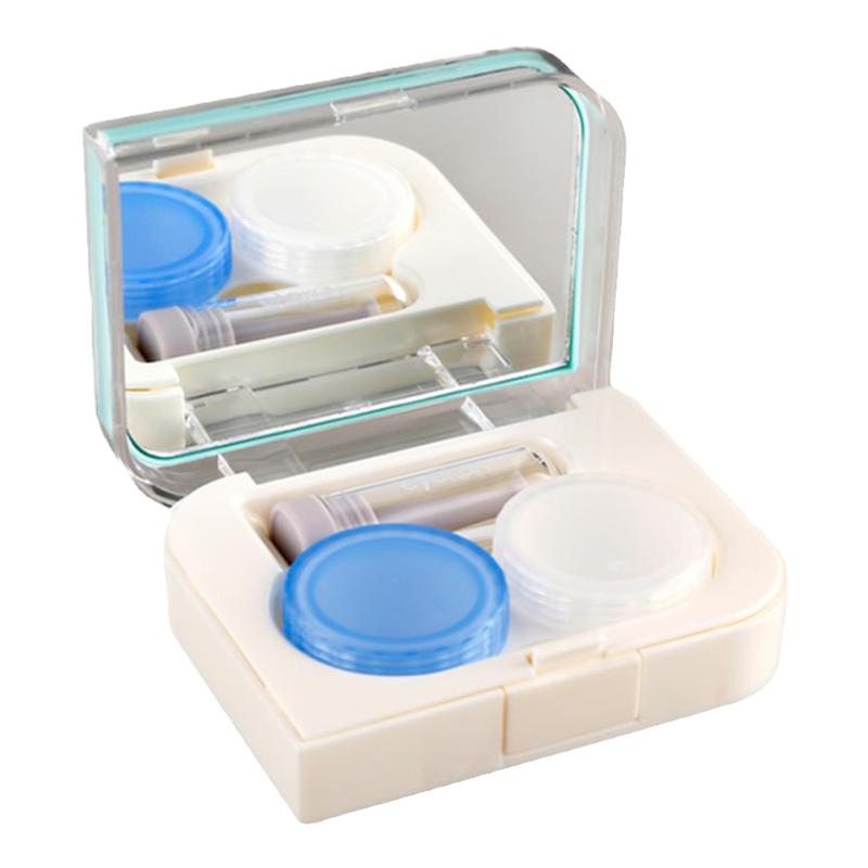 OK镜角膜塑形镜眼镜盒吸棒套装RGP硬性镜盒双联盒摘取镜吸盘神器