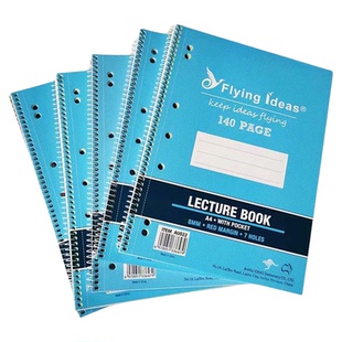 澳大利亚7孔无孔外贸尾货线圈本横线5Subjects带分类页特价清仓