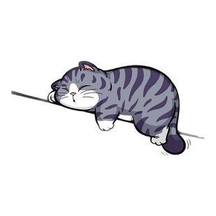 招吉猫汽车个性反光贴质感宠物猫咪可爱搞怪卡通趣味哈基米萌贴纸