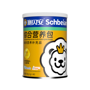 【2罐装】施贝安营养包婴幼儿辅食钙国家含钙铁锌国标GB22570儿童