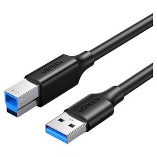 绿联usb3.0显示器上行线方口打印机数据线转接连接加长电脑硬盘盒
