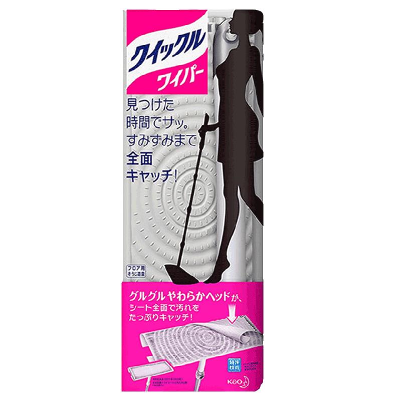 【自营】KAO/花王平板拖把除尘清洁吸附纸巾免手洗家用懒人拖静电