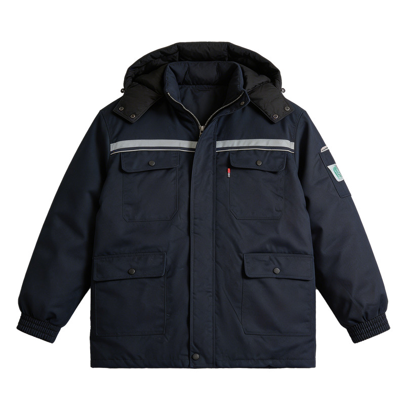 冬季加厚防静电工作服男棉服定制