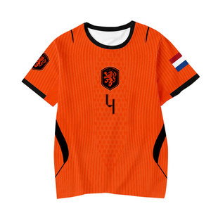 2026世界杯荷兰队服球员版足球衣服速干短袖T恤衫男女球迷服半袖