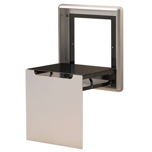 折叠换鞋凳壁挂式入户玄关折叠凳家用门口隐形穿鞋凳墙凳浴室凳