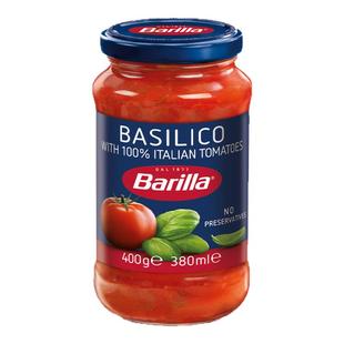 Barilla百味来进口意面酱意大利面酱意粉番茄罗勒拌面专用酱送礼
