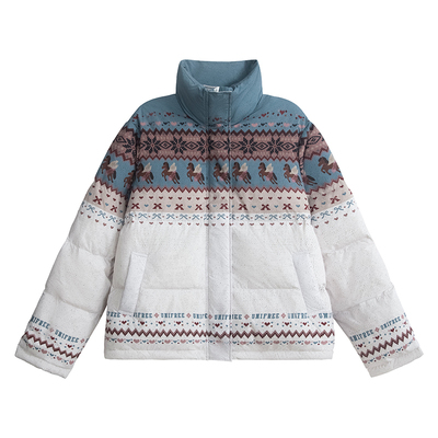 UNIFREE美式复古90绒羽绒服