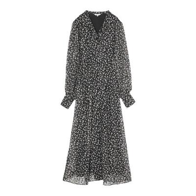 moussy淑女出游感碎花蕾丝连衣裙