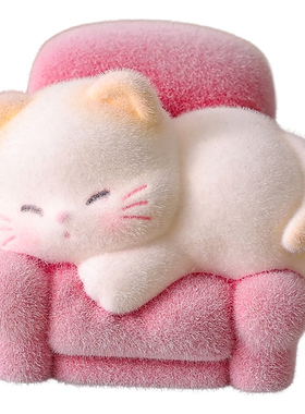 可爱治愈小猫咪桌面摆件礼物