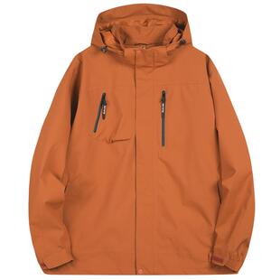 探拓户外冲锋衣女春秋单层薄款登山服男徒步防风防水透气风衣外套