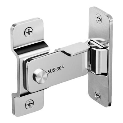 免打孔90度门搭扣直角不锈钢锁推拉门移门插销房门锁扣搭扣门栓