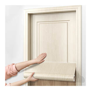 门贴纸木门翻新自粘整张门贴入户门改色贴膜翻新旧门全包木纹贴纸