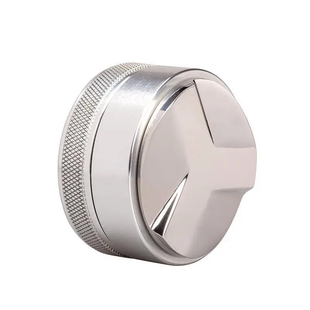 咖啡布粉器不锈钢调高度自重力意式粉碗底座压粉锤套装51/53/58mm