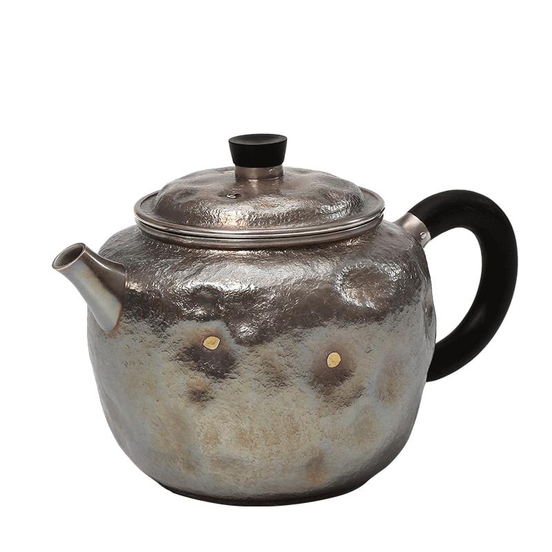 泡茶壶纯银999中式纯手工