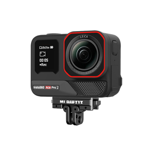 米丢适用影石Insta360acePro/2磁吸快拆底座拓展支架转接件运动相机快装配件折叠1/4口转gopro接口拓展配件