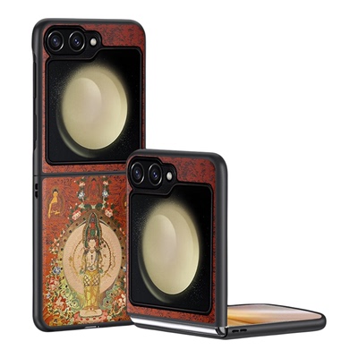 适用于三星zflip7素皮手机壳