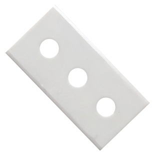 陶瓷三孔刀片工业用超薄分切分条锋利耐磨不生锈高硬度氧化锆