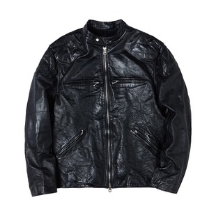 OGMC路西法蒙古帮玛雅帮地狱天使混乱之子哈雷机车帮派马皮真皮衣