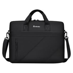 新款加厚减震棉手提包斜挎包单肩包电脑包15.6英寸适用联想苹果华为笔记本air15pro16 M4M5防刮耐磨防泼