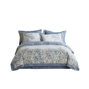 多喜爱家纺100支四件套全棉纯棉法式轻奢床单被罩床上用品