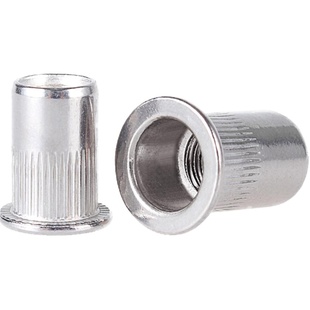 304不锈钢拉铆螺母 拉母平头滚花拉铆螺帽拉帽拉卯帽M4M5M6MM8M10