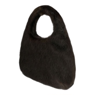 [AMOMENTO] 25FW FUR TOTE BAG25年新款秋冬毛绒托特包女式百搭潮