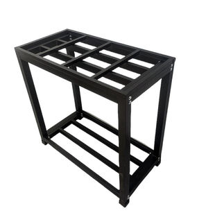 重型鱼缸架子多层工业风原生溪流缸客厅鱼缸底柜虹吸底滤侧虑背虑