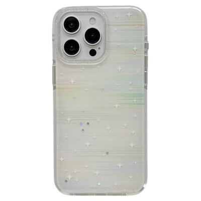 jze 韩系ins梦幻细闪星星适用苹果15手机壳iphone16ProMax新款15promax少女心13带链条16pro小众14全包保护套