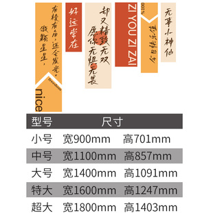 饰画咖啡馆背景墙氛围贴纸下午茶墙面创意墙贴 奶茶店布置露营风装