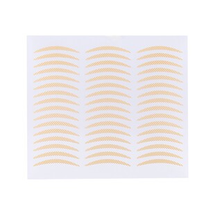 3.9元480贴蕾丝网状月牙型双眼皮贴隐形防水肉色不反光网纹月牙型