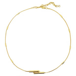 官方ALP JEWELRY 她 法式轻奢项链简约百搭锁骨链叠戴14K镀金