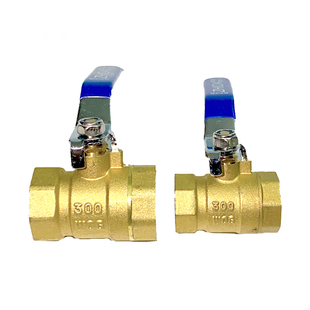 ZHIDA牌子4分6分1寸1.2寸1.5球阀开关加厚全铜双内丝球阀长柄阀门