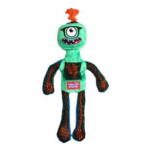 GiGwi贵为狗狗玩具怪兽人毛绒绳结玩具耐咬磨牙宠物玩具发声