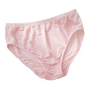 皇冠特全桑蚕丝真丝针织女三角裤包边真丝内裤中高腰纯色短裤大码