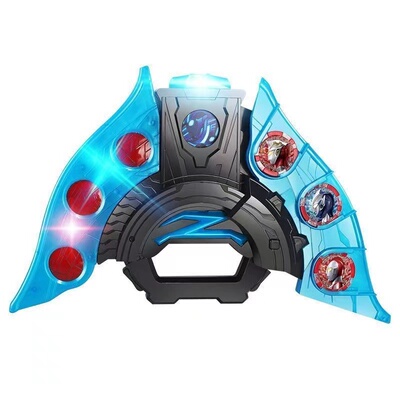 泽塔贝塔升华器变身器玩具勋章盒贝利亚软胶召唤器套装卡片人偶