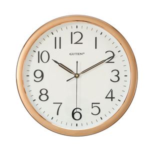 金钟宝自动对时挂钟客厅家用静音时钟现代简约电波机芯轻奢石英钟