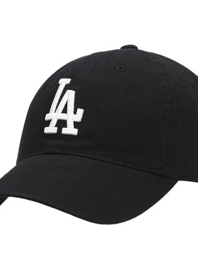 幸运叶子丨MLB官方男女帽子2026新款休闲黑色复古鸭舌帽遮阳棒球