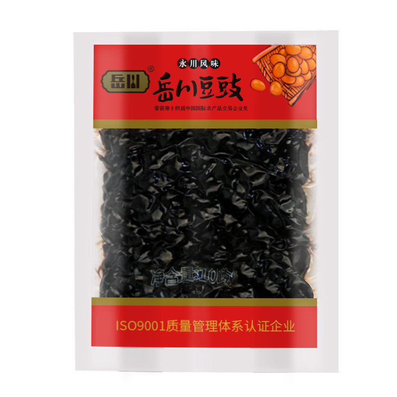 岳川豆豉100g*10袋调味品做菜调料麻辣永川风味包邮