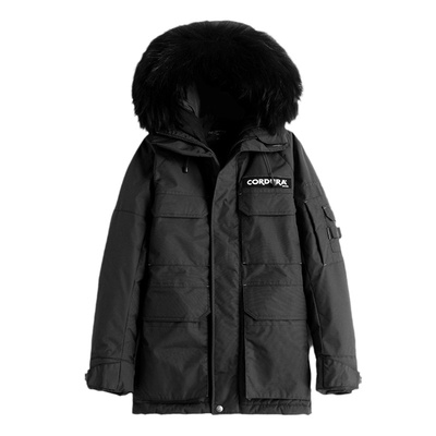 户外连帽羽绒服外套防寒