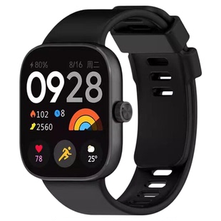 适用于小米红米watch4表带红米手表4液态硅胶腕带Redmi智能运动手表四代柔软舒适男女款时尚防水替换表链配件