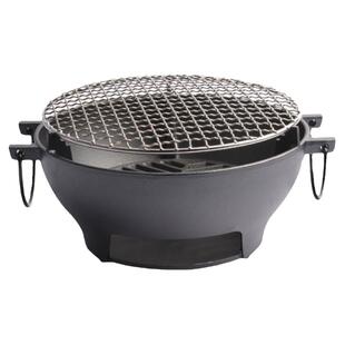 小幸福烧烤炉烤肉家用煮茶圆形烤火木炭户外多功能烤炉