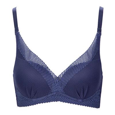 古今文胸3/4无钢圈女侧收内衣