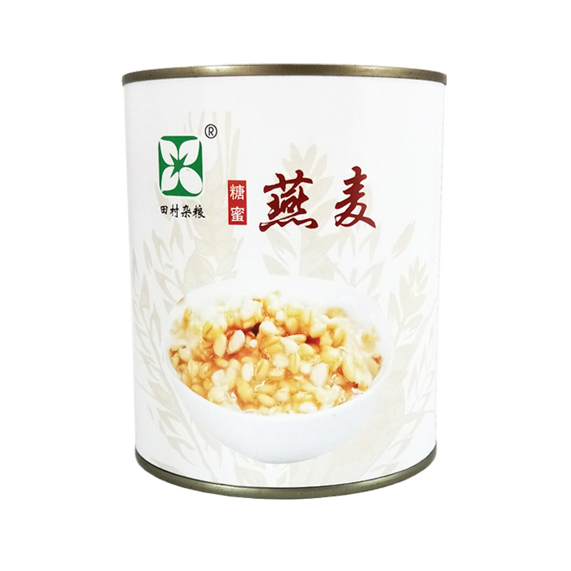 田村燕麦罐头开罐即食原料奶茶店