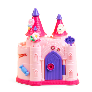 儿童城堡存钱罐女孩玩具DIY装饰小房子精美摆件储钱罐生日礼物ins