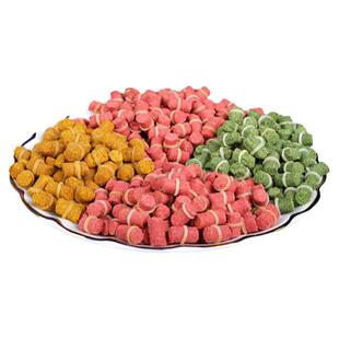 钓鱼颗粒鱼饵饵料野钓鲤鱼鲫鱼草鱼青鱼专用鱼食钓饵红虫红虫皮筋