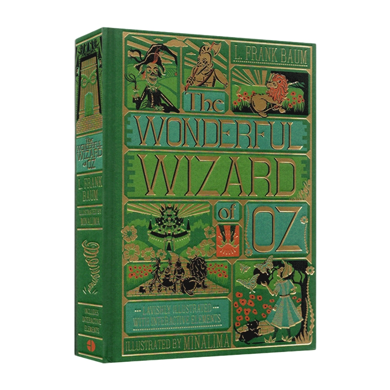 英文原版 The Wonderful Wizard of Oz Interactive MinaLima Edition 绿野仙踪立体互动书 MinaLima工作室 英文版 进口英语书籍