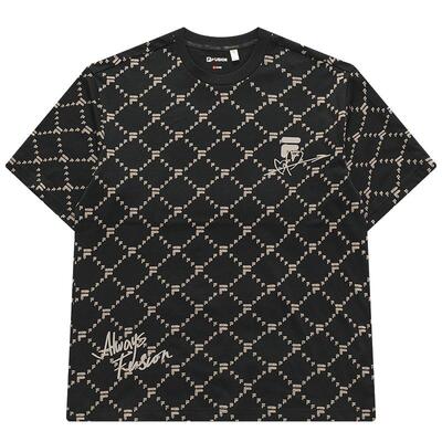 FILAFUSION斐乐中性针织短袖衫