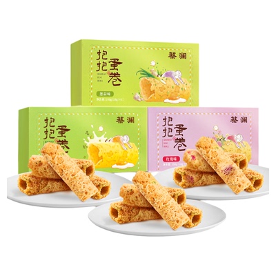 蔡澜花花世界藤椒蛋卷咸口蛋卷酥